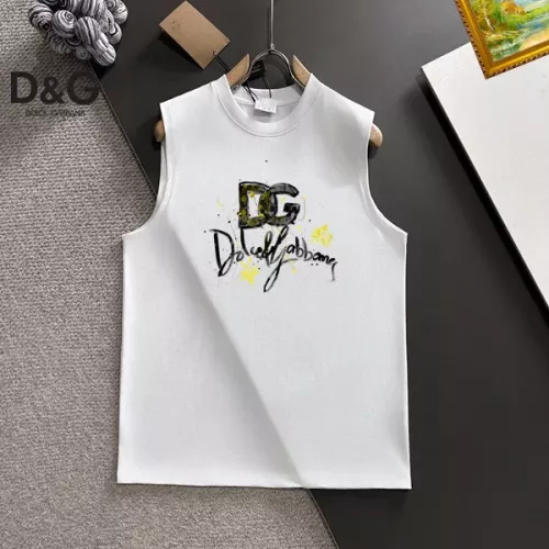 Wholesale Dolce &amp; Gabbana D&amp;G T-Shirts Sleeveless For Unisex #1342004 $25.00 USD, Wholesale Quality Replica Dolce &amp; Gabbana D&amp;G T-Shirts