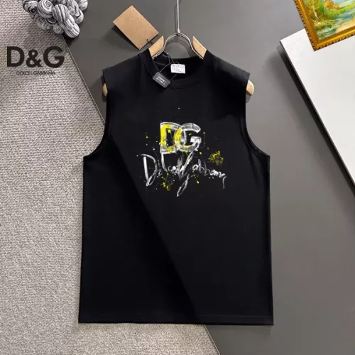 Wholesale Dolce &amp; Gabbana D&amp;G T-Shirts Sleeveless For Unisex #1342005 $25.00 USD, Wholesale Quality Replica Dolce &amp; Gabbana D&amp;G T-Shirts
