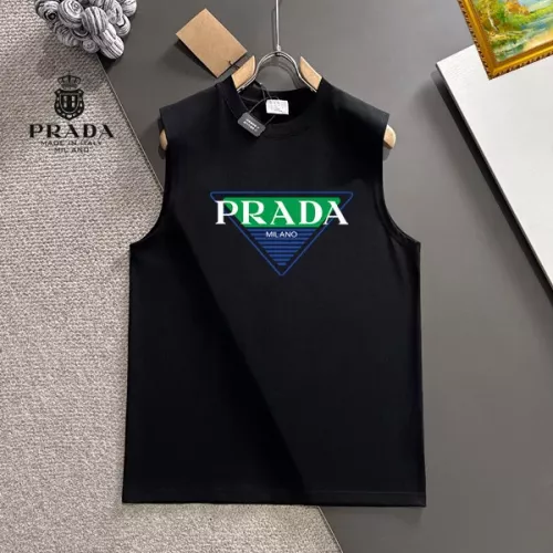 Wholesale Prada T-Shirts Sleeveless For Unisex #1342008 $25.00 USD, Wholesale Quality Replica Prada T-Shirts