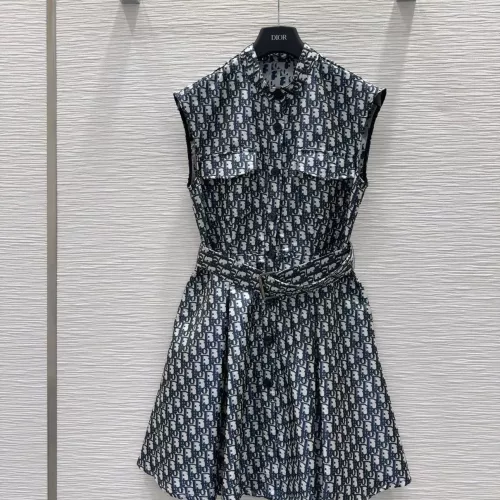Wholesale Christian Dior Dresses Sleeveless For Women #1342019 $98.00 USD, Wholesale Quality Replica Christian Dior Dresses