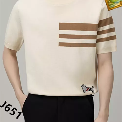 Wholesale Thom Browne TB T-Shirts Short Sleeved For Men #1342032 $42.00 USD, Wholesale Quality Replica Thom Browne TB T-Shirts