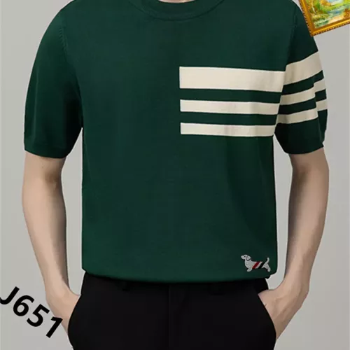 Wholesale Thom Browne TB T-Shirts Short Sleeved For Men #1342034 $42.00 USD, Wholesale Quality Replica Thom Browne TB T-Shirts