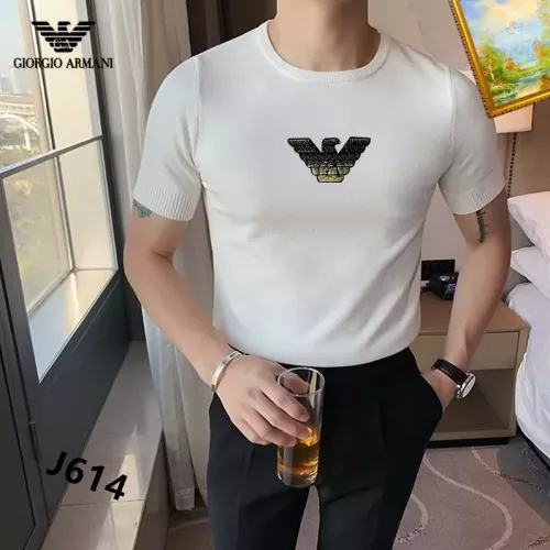 Wholesale Armani T-Shirts Short Sleeved For Men #1342046 $42.00 USD, Wholesale Quality Replica Armani T-Shirts