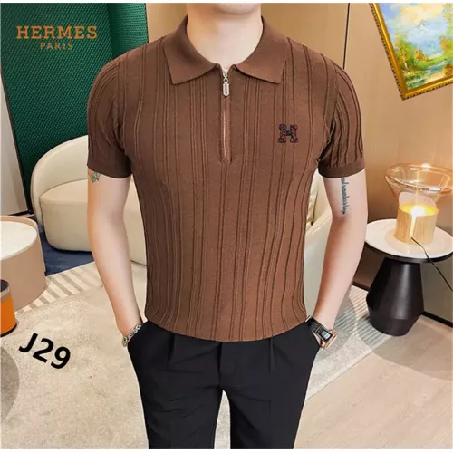 Wholesale Hermes T-Shirts Short Sleeved For Men #1342069 $42.00 USD, Wholesale Quality Replica Hermes T-Shirts