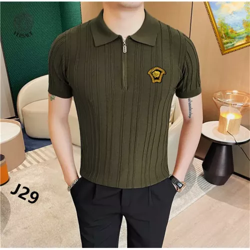 Wholesale Versace T-Shirts Short Sleeved For Men #1342074 $42.00 USD, Wholesale Quality Replica Versace T-Shirts