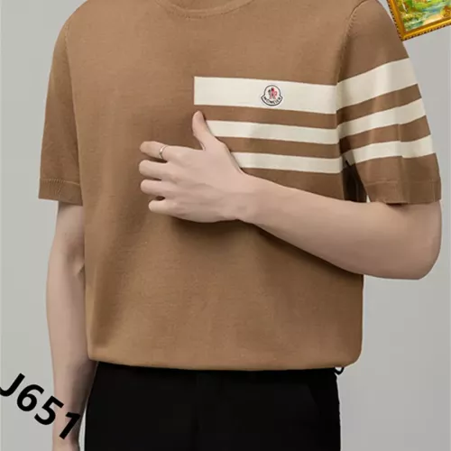 Wholesale Moncler T-Shirts Short Sleeved For Men #1342101 $42.00 USD, Wholesale Quality Replica Moncler T-Shirts