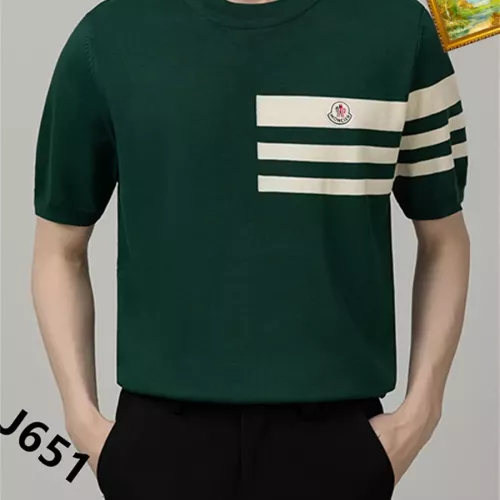 Wholesale Moncler T-Shirts Short Sleeved For Men #1342102 $42.00 USD, Wholesale Quality Replica Moncler T-Shirts