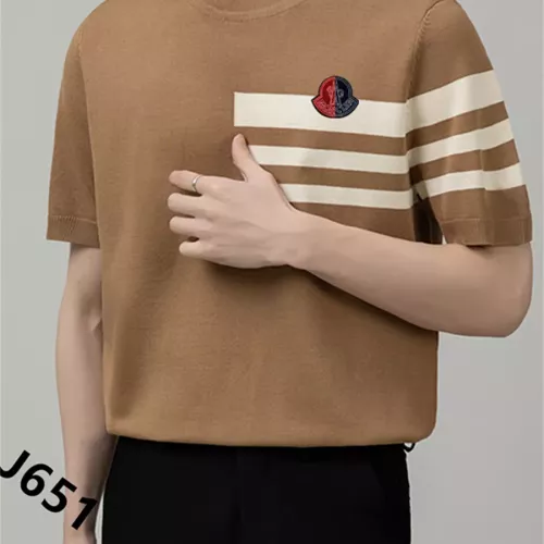 Wholesale Moncler T-Shirts Short Sleeved For Men #1342105 $42.00 USD, Wholesale Quality Replica Moncler T-Shirts