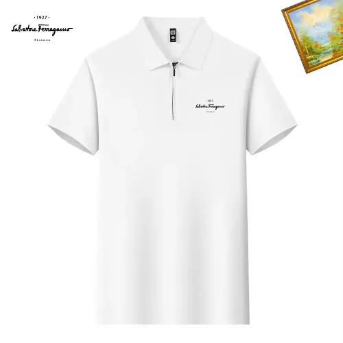 Wholesale Salvatore Ferragamo T-Shirts Short Sleeved For Men #1342123 $34.00 USD, Wholesale Quality Replica Salvatore Ferragamo T-Shirts