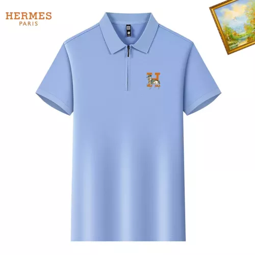 Wholesale Hermes T-Shirts Short Sleeved For Men #1342132 $34.00 USD, Wholesale Quality Replica Hermes T-Shirts