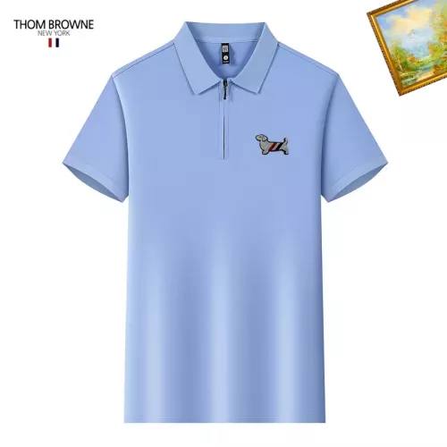 Wholesale Thom Browne TB T-Shirts Short Sleeved For Men #1342166 $34.00 USD, Wholesale Quality Replica Thom Browne TB T-Shirts
