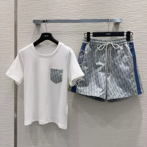 Wholesale Christian Dior Tracksuits Short Sleeved For Women #1342197 $96.00 USD, Wholesale Quality Replica Christian Dior Tracksuits