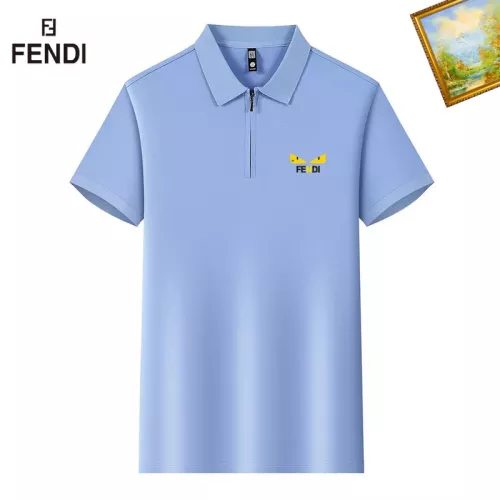 Wholesale Fendi T-Shirts Short Sleeved For Men #1342201 $34.00 USD, Wholesale Quality Replica Fendi T-Shirts