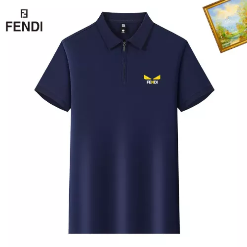 Wholesale Fendi T-Shirts Short Sleeved For Men #1342203 $34.00 USD, Wholesale Quality Replica Fendi T-Shirts