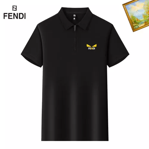 Wholesale Fendi T-Shirts Short Sleeved For Men #1342204 $34.00 USD, Wholesale Quality Replica Fendi T-Shirts