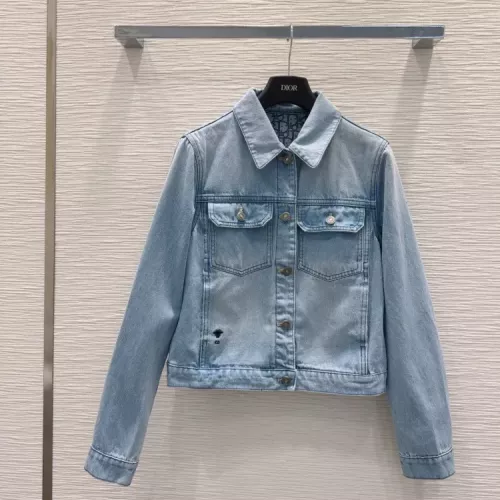 Wholesale Christian Dior Jackets Long Sleeved For Women #1342214 $82.00 USD, Wholesale Quality Replica Christian Dior Jackets