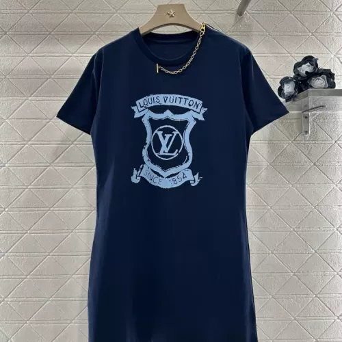 Wholesale Louis Vuitton LV Dresses Short Sleeved For Women #1342218 $82.00 USD, Wholesale Quality Replica Louis Vuitton LV Dresses