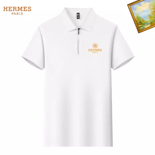 Wholesale Hermes T-Shirts Short Sleeved For Men #1342222 $34.00 USD, Wholesale Quality Replica Hermes T-Shirts