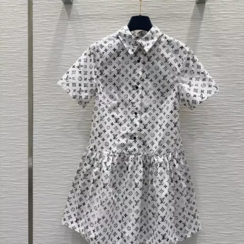 Wholesale Louis Vuitton LV Dresses Short Sleeved For Women #1342276 $118.00 USD, Wholesale Quality Replica Louis Vuitton LV Dresses