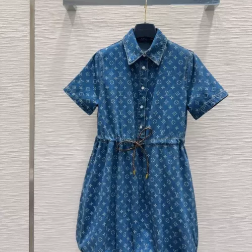 Wholesale Louis Vuitton LV Dresses Short Sleeved For Women #1342284 $132.00 USD, Wholesale Quality Replica Louis Vuitton LV Dresses