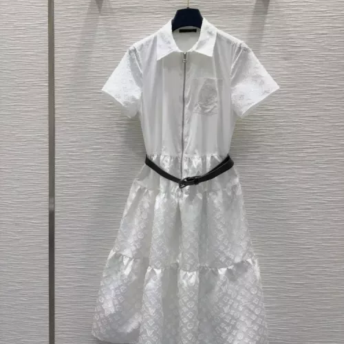 Wholesale Louis Vuitton LV Dresses Short Sleeved For Women #1342287 $150.00 USD, Wholesale Quality Replica Louis Vuitton LV Dresses