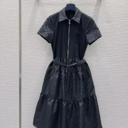 Wholesale Louis Vuitton LV Dresses Short Sleeved For Women #1342288 $150.00 USD, Wholesale Quality Replica Louis Vuitton LV Dresses