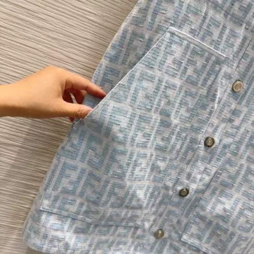 Replica Fendi Dresses Short Sleeved For Women #1342293 $132.00 USD for Wholesale