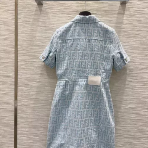Replica Fendi Dresses Short Sleeved For Women #1342293 $132.00 USD for Wholesale