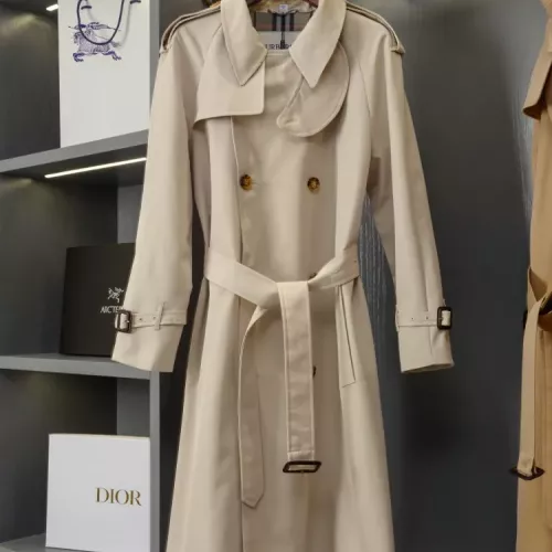 Wholesale Burberry Trench Coat Long Sleeved For Women #1342307 $210.00 USD, Wholesale Quality Replica Burberry Trench Coat