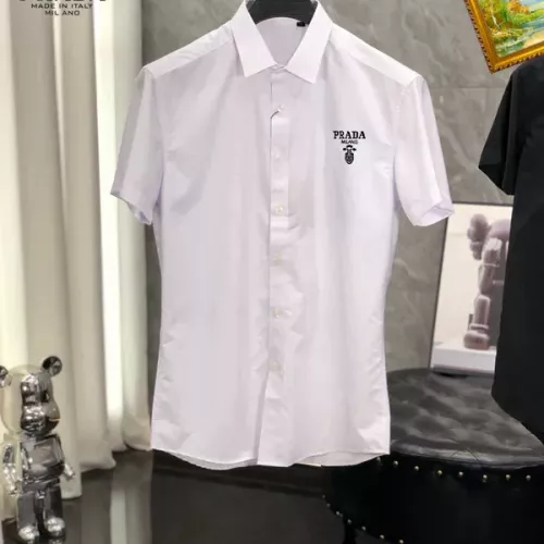 Wholesale Prada Shirts Short Sleeved For Unisex #1342309 $38.00 USD, Wholesale Quality Replica Prada Shirts