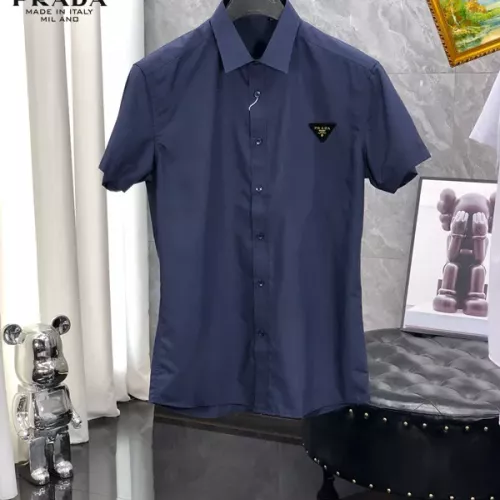 Wholesale Prada Shirts Short Sleeved For Unisex #1342359 $38.00 USD, Wholesale Quality Replica Prada Shirts