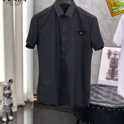 Wholesale Prada Shirts Short Sleeved For Unisex #1342360 $38.00 USD, Wholesale Quality Replica Prada Shirts