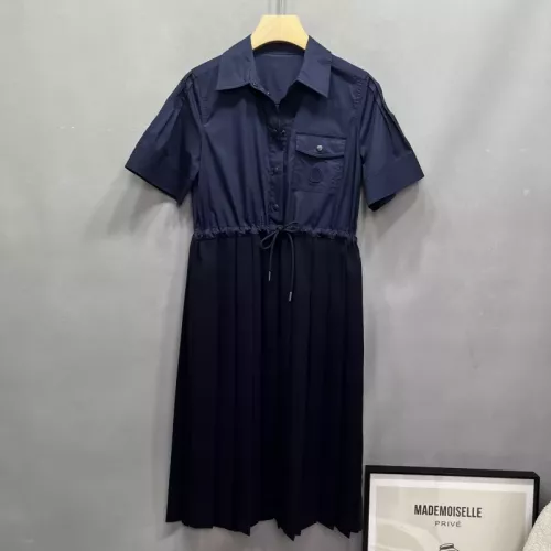Wholesale Moncler Dresses Short Sleeved For Women #1342372 $140.00 USD, Wholesale Quality Replica Moncler Dresses