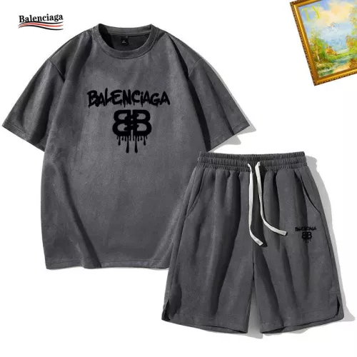 Wholesale Balenciaga Fashion Tracksuits Short Sleeved For Men #1342389 $48.00 USD, Wholesale Quality Replica Balenciaga Fashion Tracksuits