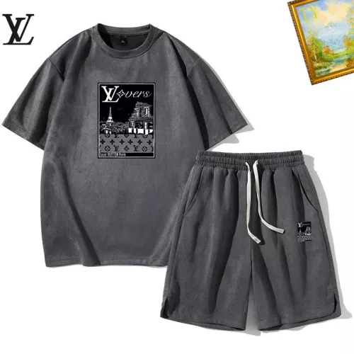 Wholesale Louis Vuitton LV Tracksuits Short Sleeved For Men #1342392 $48.00 USD, Wholesale Quality Replica Louis Vuitton LV Tracksuits