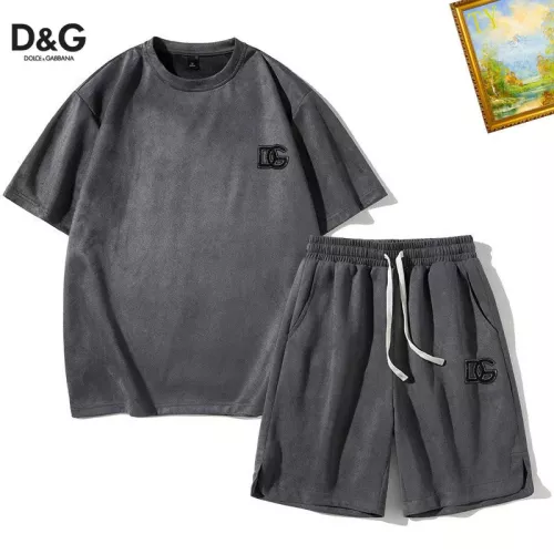 Wholesale Dolce &amp; Gabbana D&amp;G Tracksuits Short Sleeved For Men #1342404 $48.00 USD, Wholesale Quality Replica Dolce &amp; Gabbana D&amp;G Tracksuits