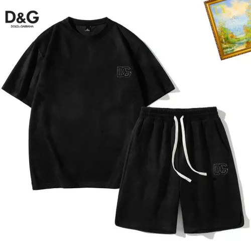 Wholesale Dolce &amp; Gabbana D&amp;G Tracksuits Short Sleeved For Men #1342405 $48.00 USD, Wholesale Quality Replica Dolce &amp; Gabbana D&amp;G Tracksuits