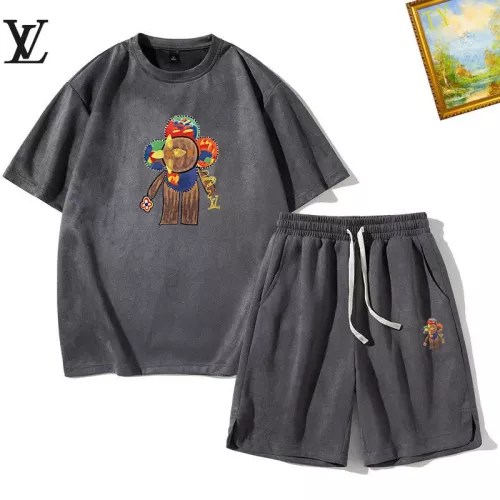 Wholesale Louis Vuitton LV Tracksuits Short Sleeved For Men #1342409 $48.00 USD, Wholesale Quality Replica Louis Vuitton LV Tracksuits