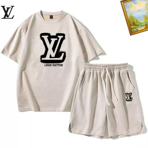 Wholesale Louis Vuitton LV Tracksuits Short Sleeved For Men #1342417 $48.00 USD, Wholesale Quality Replica Louis Vuitton LV Tracksuits