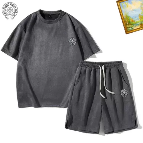 Wholesale Chrome Hearts Tracksuits Short Sleeved For Men #1342455 $48.00 USD, Wholesale Quality Replica Chrome Hearts Tracksuits