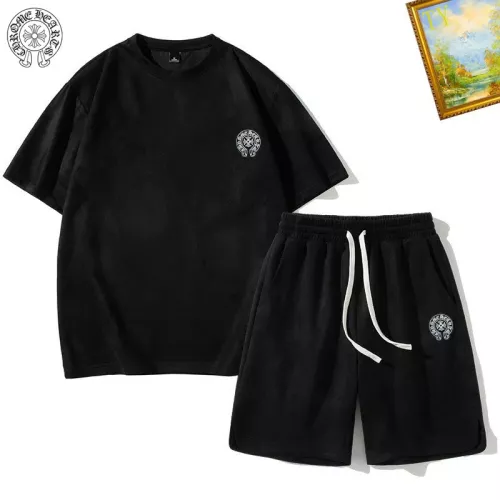 Wholesale Chrome Hearts Tracksuits Short Sleeved For Men #1342456 $48.00 USD, Wholesale Quality Replica Chrome Hearts Tracksuits