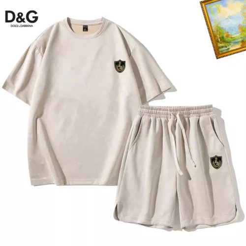 Wholesale Dolce &amp; Gabbana D&amp;G Tracksuits Short Sleeved For Men #1342462 $48.00 USD, Wholesale Quality Replica Dolce &amp; Gabbana D&amp;G Tracksuits