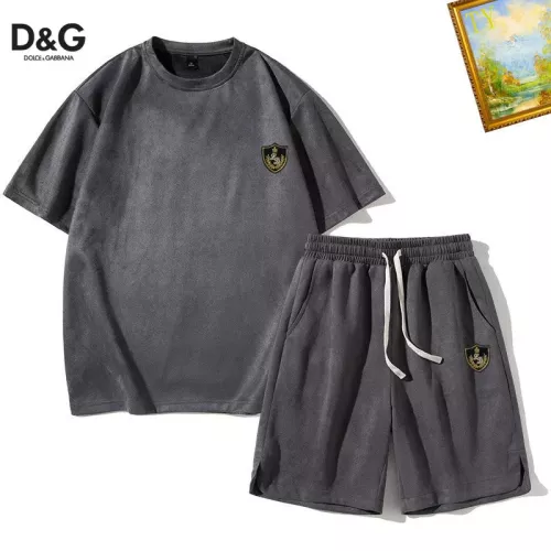 Wholesale Dolce &amp; Gabbana D&amp;G Tracksuits Short Sleeved For Men #1342463 $48.00 USD, Wholesale Quality Replica Dolce &amp; Gabbana D&amp;G Tracksuits