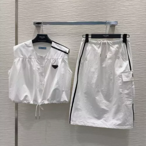 Wholesale Prada Tracksuits Sleeveless For Women #1342472 $160.00 USD, Wholesale Quality Replica Prada Tracksuits