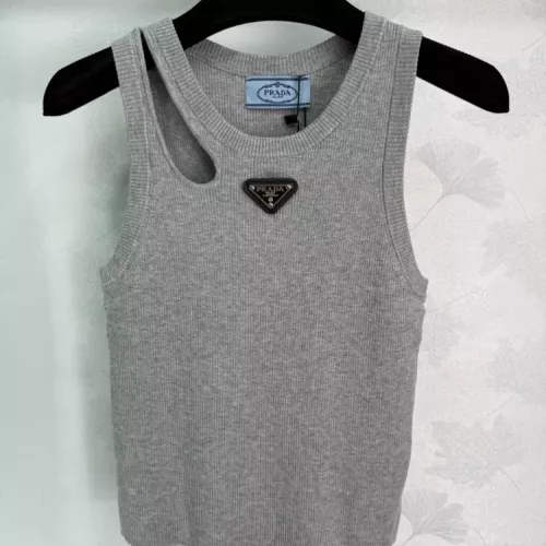 Wholesale Prada T-Shirts Sleeveless For Women #1342491 $80.00 USD, Wholesale Quality Replica Prada T-Shirts