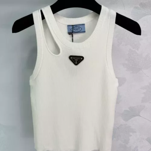 Wholesale Prada T-Shirts Sleeveless For Women #1342492 $80.00 USD, Wholesale Quality Replica Prada T-Shirts