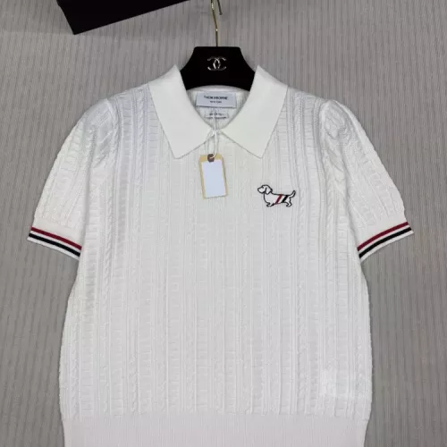 Wholesale Thom Browne TB T-Shirts Short Sleeved For Women #1342493 $80.00 USD, Wholesale Quality Replica Thom Browne TB T-Shirts