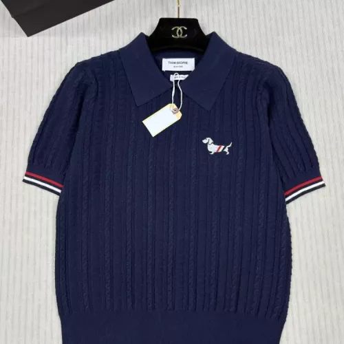 Wholesale Thom Browne TB T-Shirts Short Sleeved For Women #1342494 $80.00 USD, Wholesale Quality Replica Thom Browne TB T-Shirts