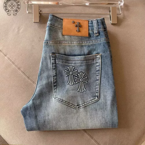 Wholesale Chrome Hearts Jeans For Men #1342528 $48.00 USD, Wholesale Quality Replica Chrome Hearts Jeans