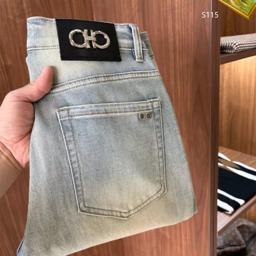 Wholesale Salvatore Ferragamo Jeans For Men #1342540 $48.00 USD, Wholesale Quality Replica Salvatore Ferragamo Jeans